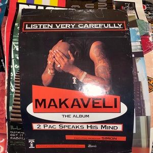2pac makaveli poster rare vintage